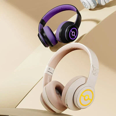 Noise cancelling wireless headphones by TOXIN with active noise cancellation and Bluetooth.